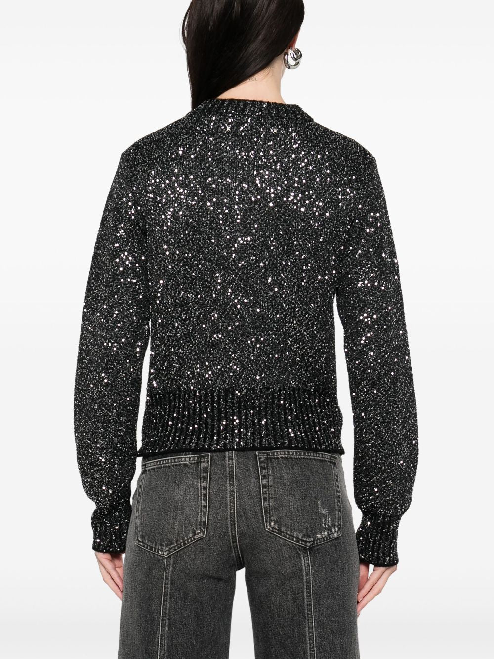 Golden Goose Women Sequined Wool Blend Jumper