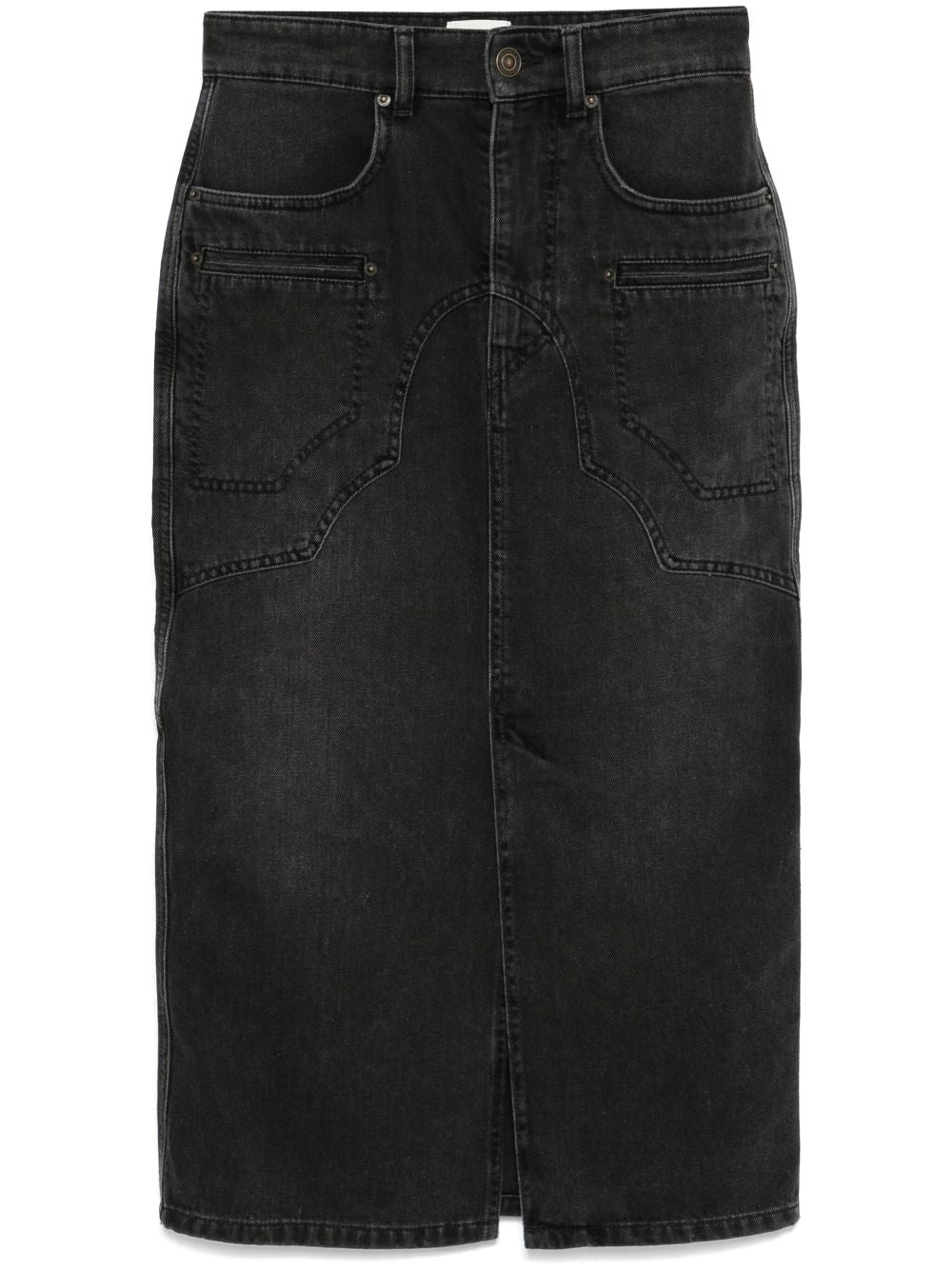 Isabel Marant Women Britt Denim Midi Skirt