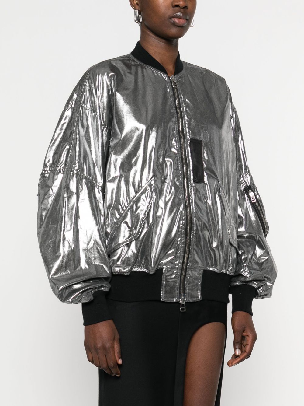 Junya Watanabe Women Metallic Effect Bomber Jacket