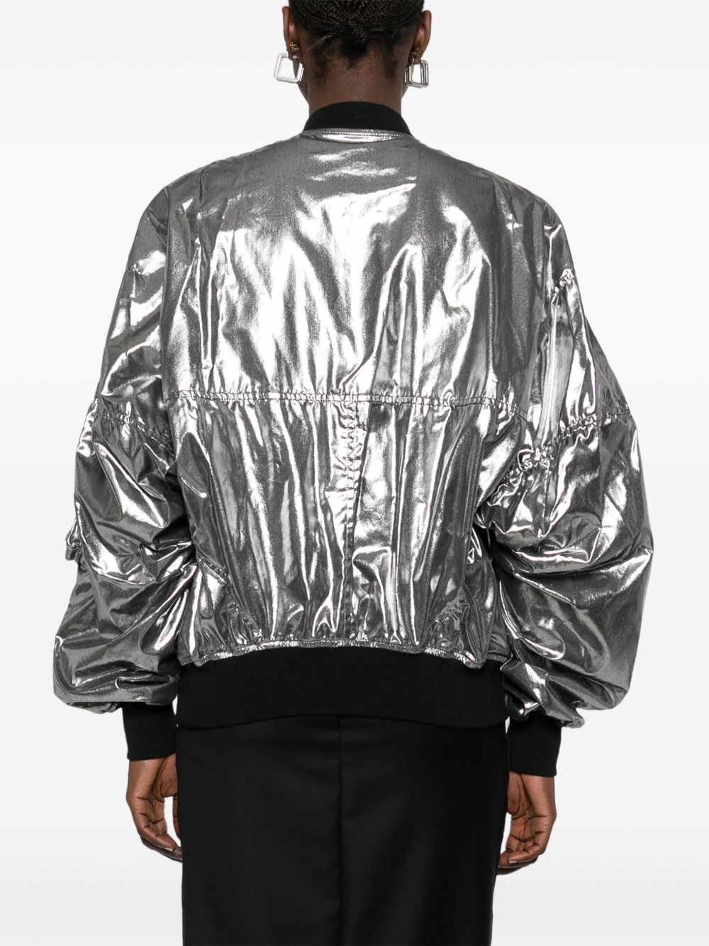 Junya Watanabe Women Metallic Effect Bomber Jacket