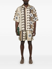 Loewe Paula's Ibiza Men Printed Silk Shorts