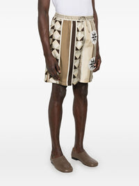 Loewe Paula's Ibiza Men Printed Silk Shorts