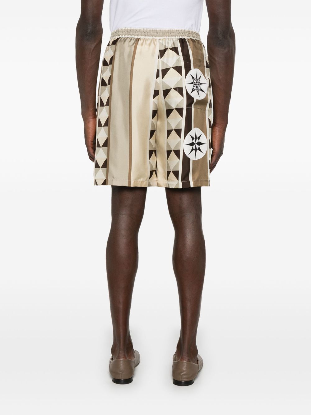 Loewe Paula's Ibiza Men Printed Silk Shorts