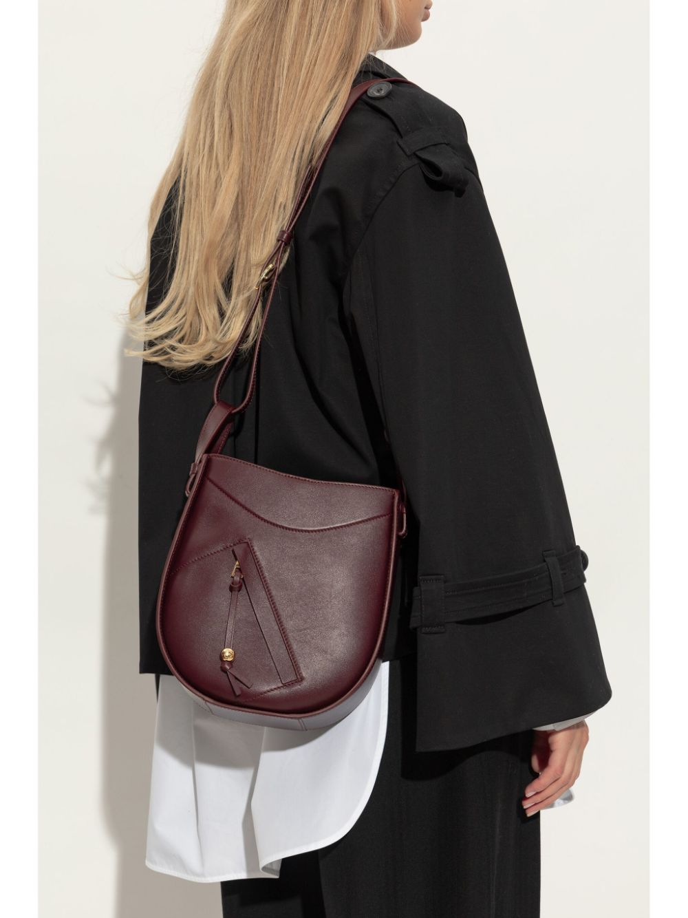 Loewe Women Hammock Leather Shoulder Bag