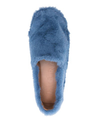 Marni Men Faux Fur Slip-On Loafers