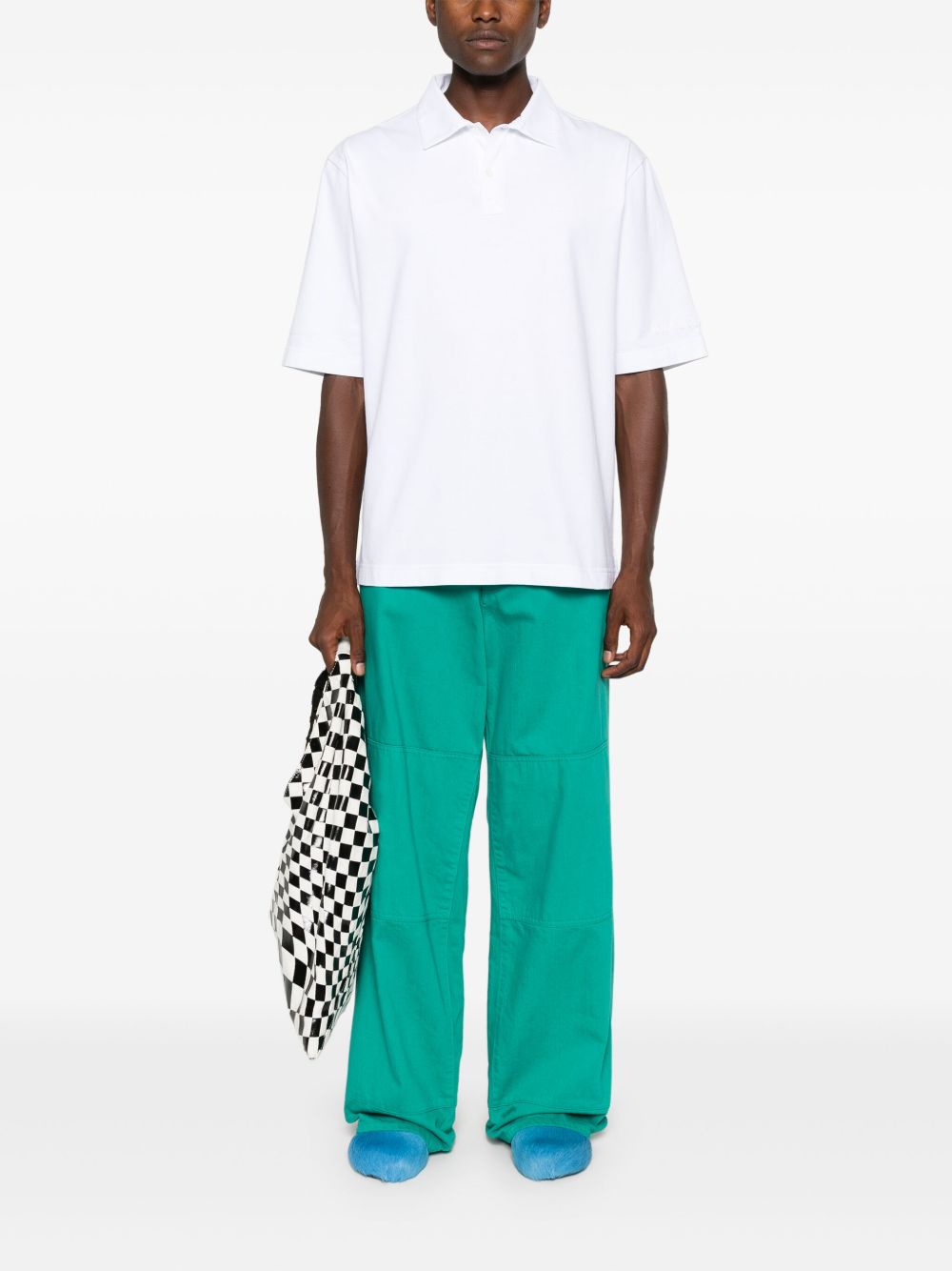MARNI Marni Men Logo Cotton Polo Shirt
