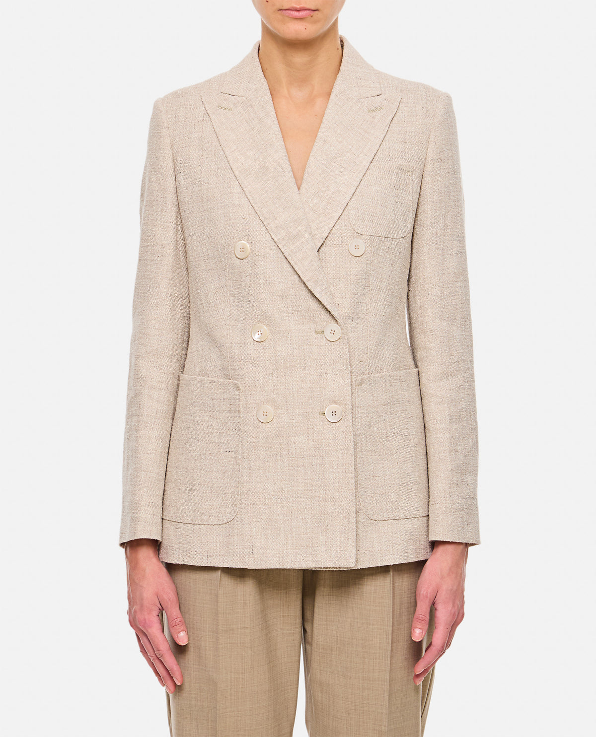 Max Mara Max Mara Women Targa Linen Blazer