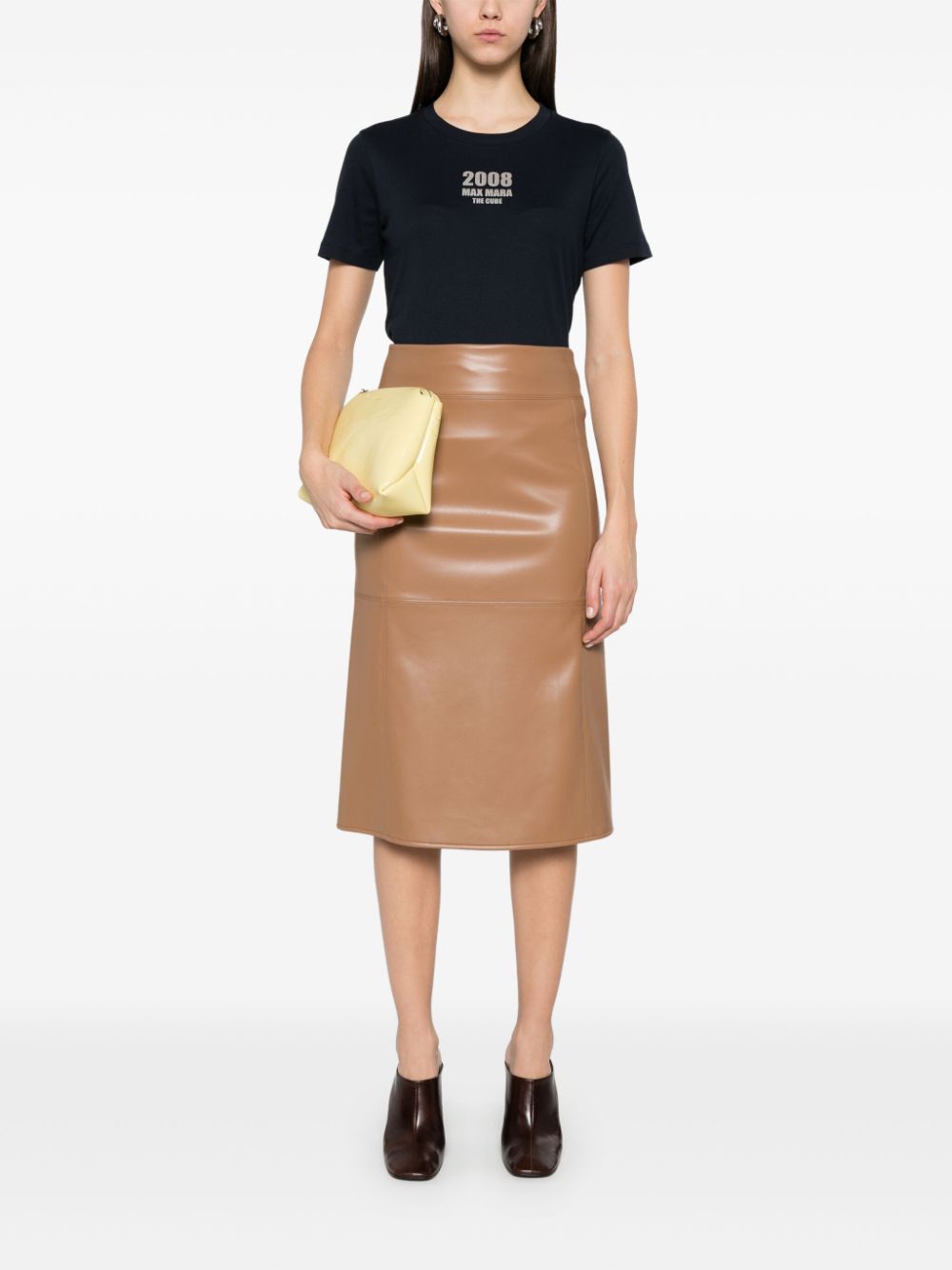 'S MAX MARA 'S Max Mara Women Logo Cotton T-Shirt