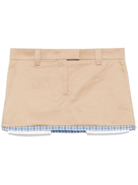 Miu Miu Women Cotton Mini Skirt