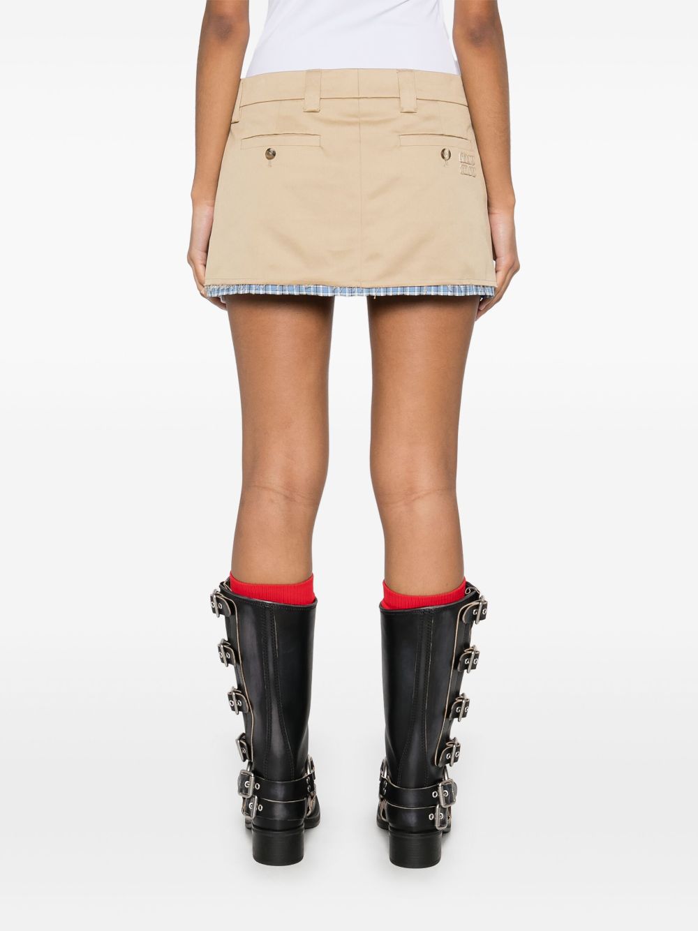 Miu Miu Women Cotton Mini Skirt – Bluefly