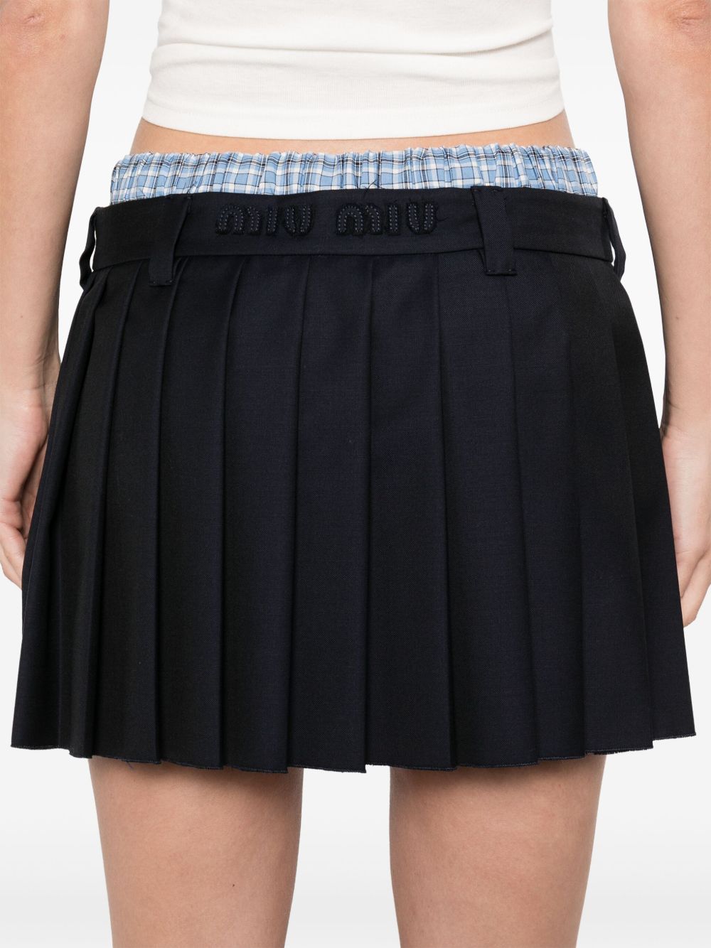 MIU MIU Miu Miu Women Pleated Mini Skirt