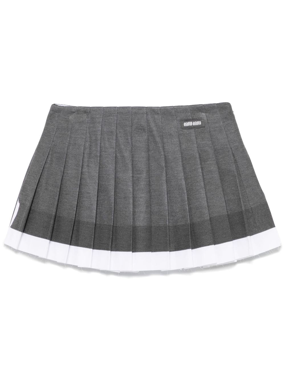 Miu Miu Women Pleated Mini Skirt