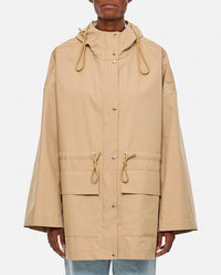 Moncler Moncler Women Gaillon Hooded Parka In Cotton