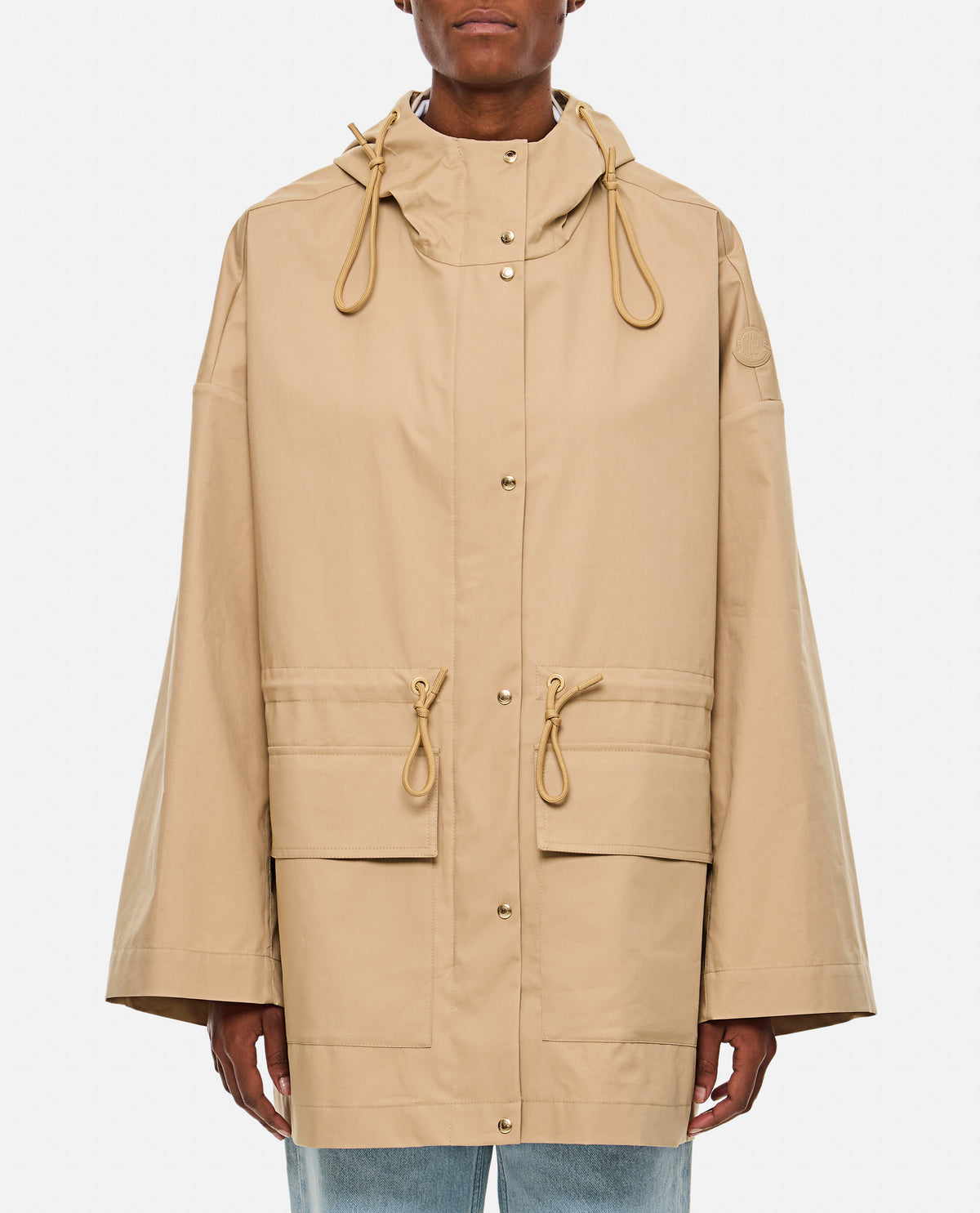 Moncler Moncler Women Gaillon Hooded Parka In Cotton