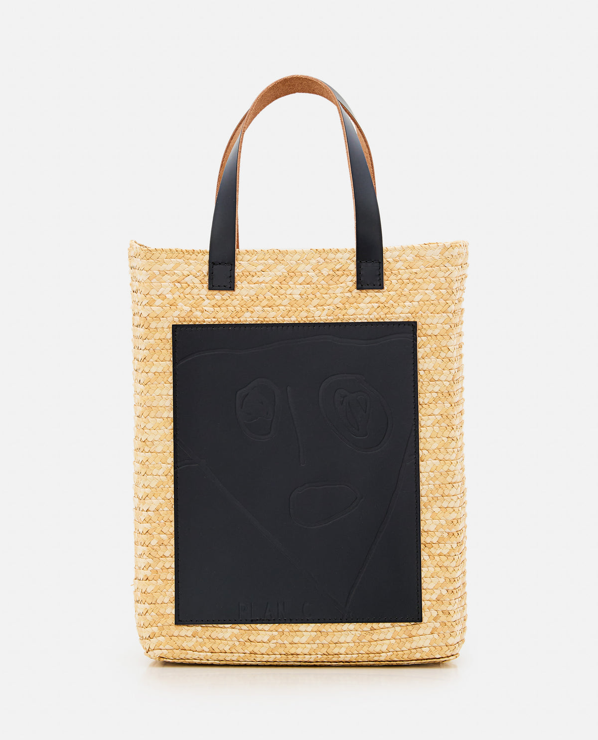 Plan C Women Straw Medium Shopper