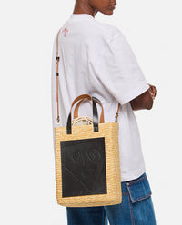 Plan C Women Straw Medium Shopper