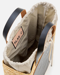 Plan C Women Straw Medium Shopper