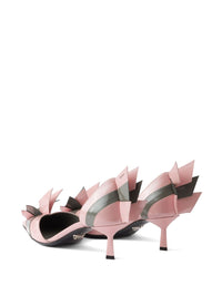 Prada Women Patent Leather Bicolor Pumps