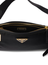 Prada Women Re-Nylon And Leather Shoulder Bag