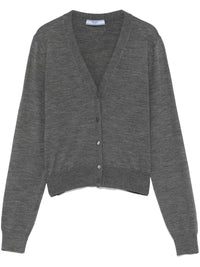 Prada Women Wool V-Necked Cardigan