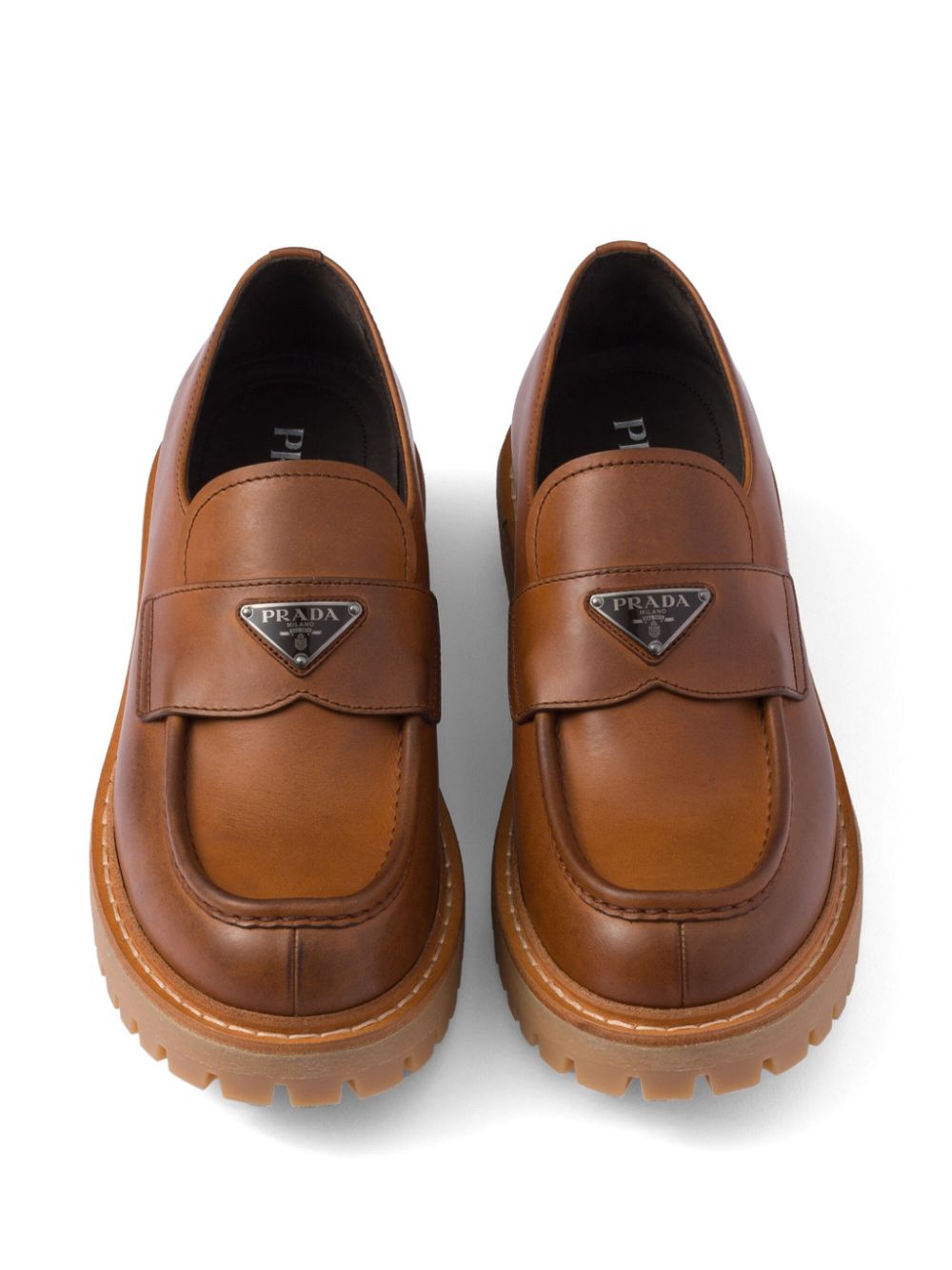 PRADA Prada Men Leather Loafers