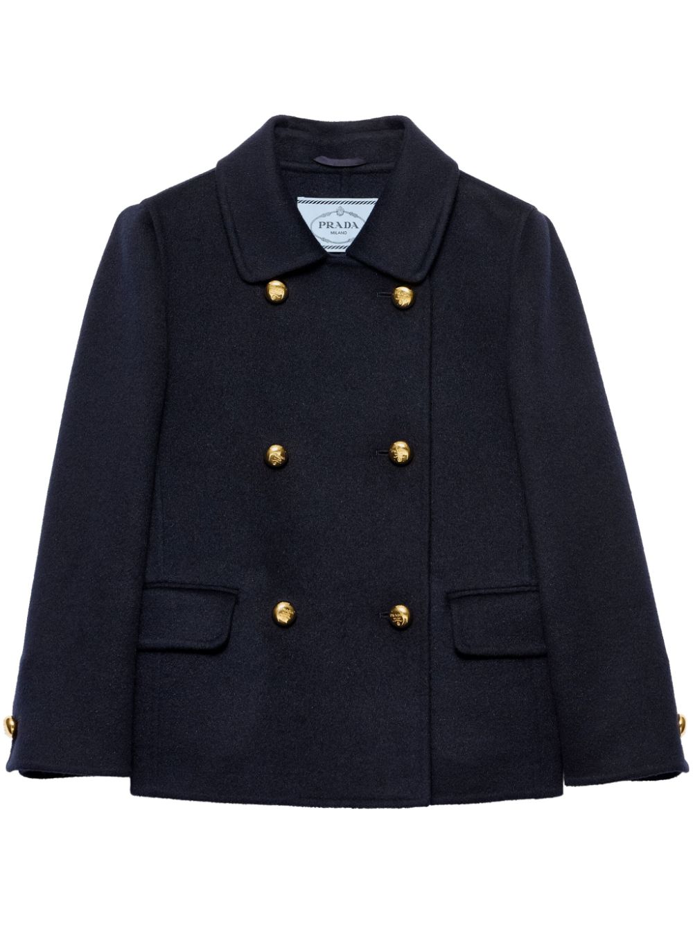 Prada Women Cashgora Double-Breasted Jacket