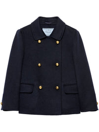Prada Women Cashgora Double-Breasted Jacket