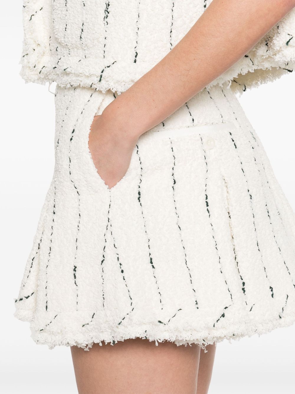 Sacai Women Tweed Shorts