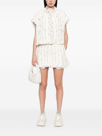 Sacai Women Tweed Shorts