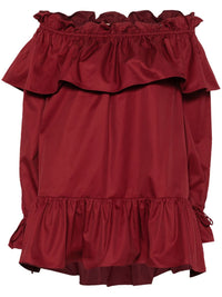 Saint Laurent Women Cotton Twill Mini Dress