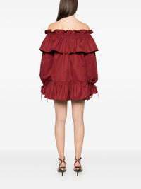 Saint Laurent Women Cotton Twill Mini Dress