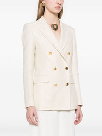 Tagliatore Women Cotton Blend Double-Breasted Jacket