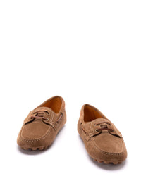 Tod's Men Gommino Bubble Suede Leather Loafers