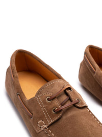 Tod's Men Gommino Bubble Suede Leather Loafers