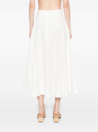 Zimmermann Women Crush Cotton Midi Skirt