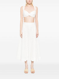 Zimmermann Women Crush Cotton Midi Skirt