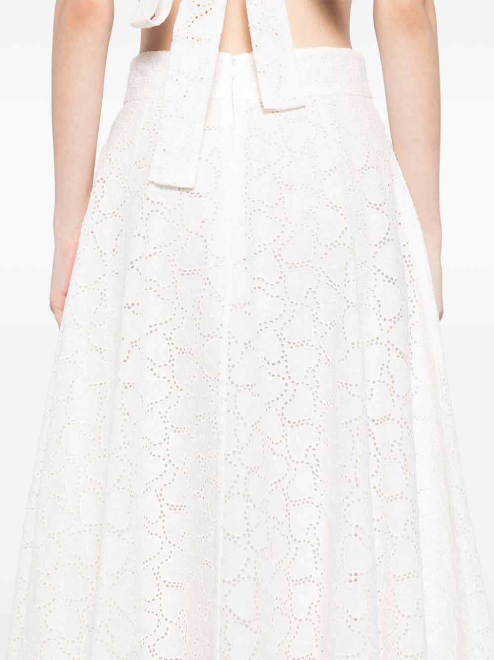 Zimmermann Women Crush Cotton Midi Skirt