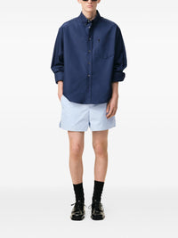 Ami Paris Men Striped Cotton Shorts