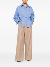 BALENCIAGA Balenciaga Women Cotton High-Waisted Trousers