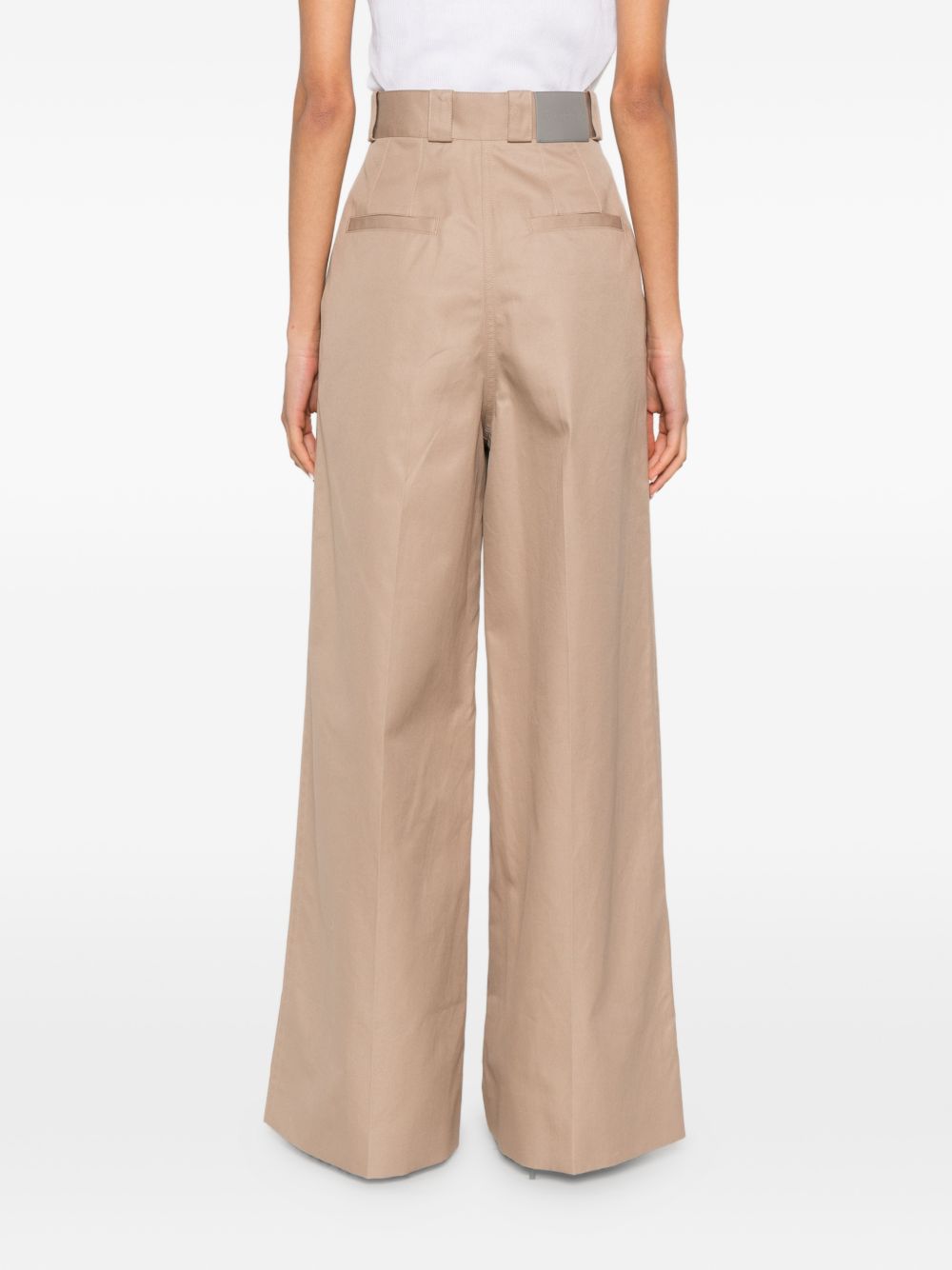 BALENCIAGA Balenciaga Women Cotton High-Waisted Trousers