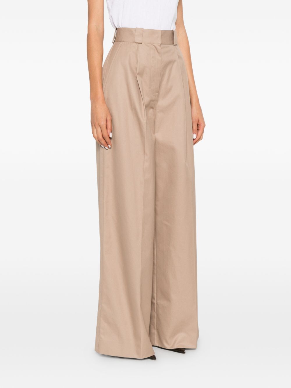 BALENCIAGA Balenciaga Women Cotton High-Waisted Trousers