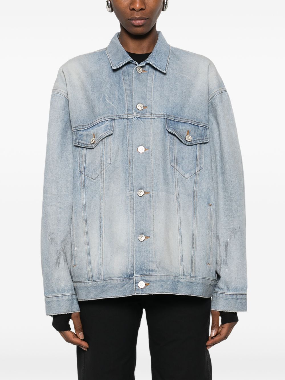 BALENCIAGA Balenciaga Women Denim Cotton Jacket