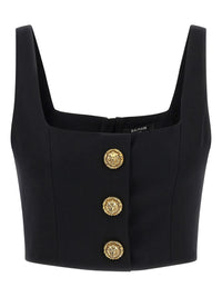 Balmain Women Wool Brassiere Top