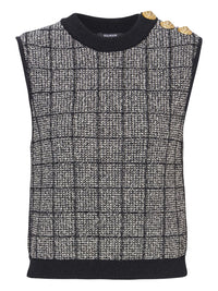 Balmain Women Tweed Tank Top