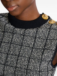 Balmain Women Tweed Tank Top