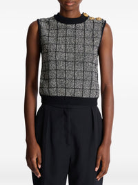 Balmain Women Tweed Tank Top