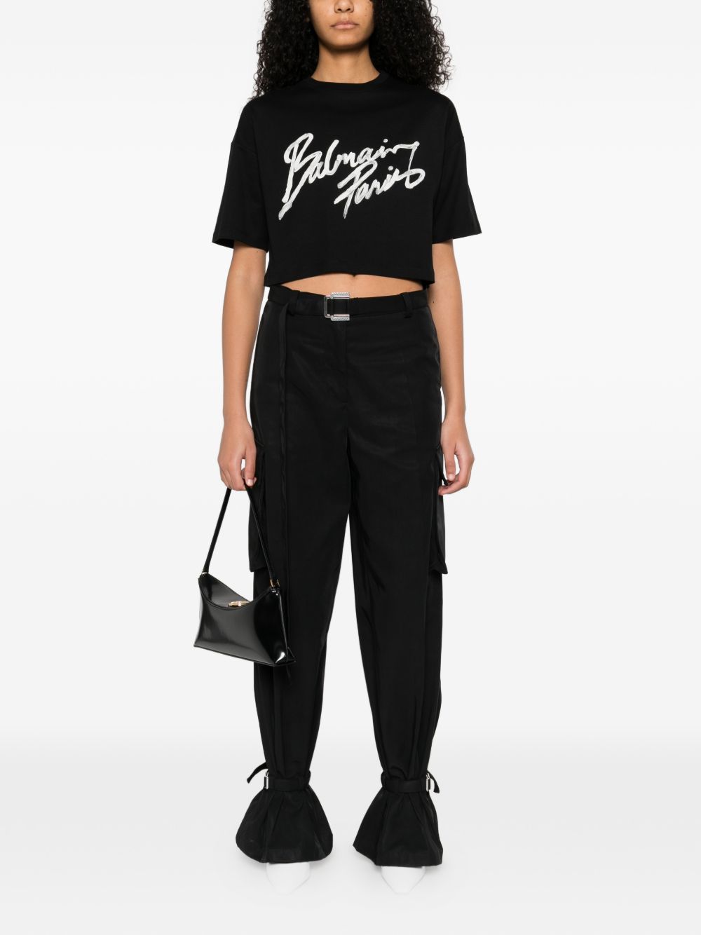 BALMAIN Balmain Women Logo Cotton T-Shirt