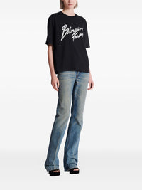 BALMAIN Balmain Women Logo Cotton T-Shirt