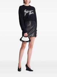 BALMAIN Balmain Women Logo Cropped Sweatshirt