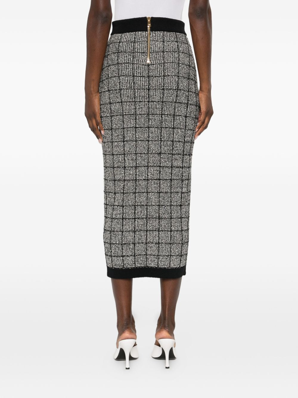 BALMAIN Balmain Women Tweed Long Skirt
